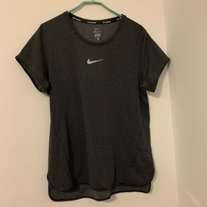 Grey Nike athletic top